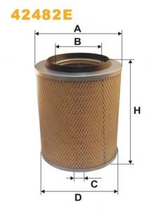 Воздушный фильтр WIX FILTERS 42482E