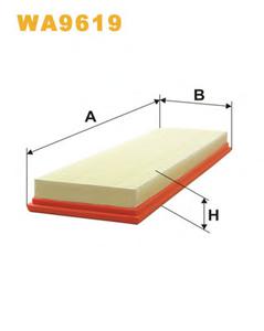 Воздушный фильтр WIX FILTERS WA9619