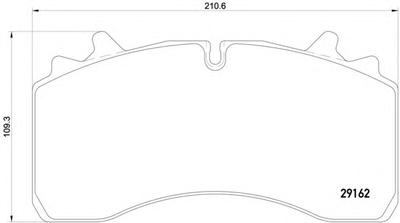 Комплект тормозных колодок, дисковый тормоз TEXTAR 2933631714T3060