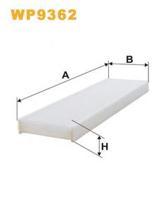 Фильтр, воздух во внутренном пространстве WIX FILTERS WP9362