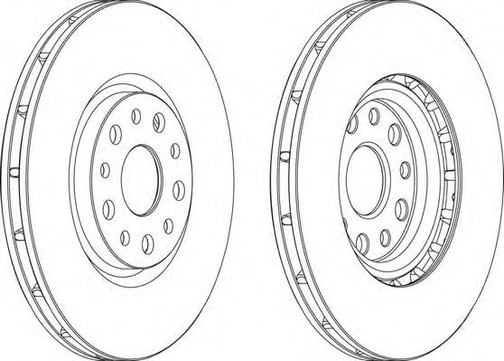 Тормозной диск FERODO