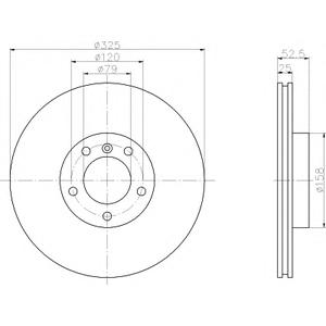 Тормозной диск TEXTAR 98200106901