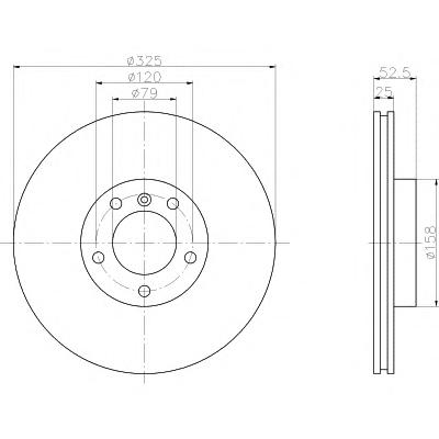 Тормозной диск TEXTAR