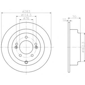 Тормозной диск TEXTAR 98200244401