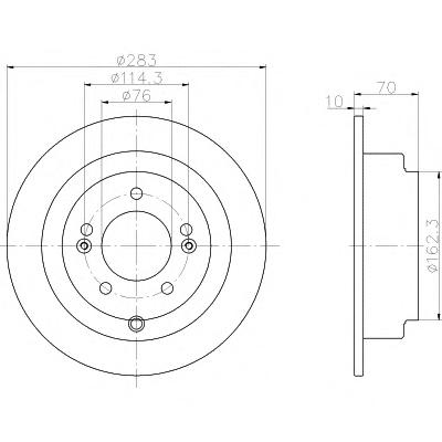 Тормозной диск TEXTAR