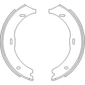 Комплект тормозных колодок, стояночная тормозная система ROADHOUSE 4745.00