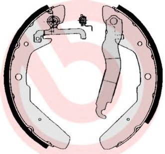 Комплект тормозных колодок BREMBO