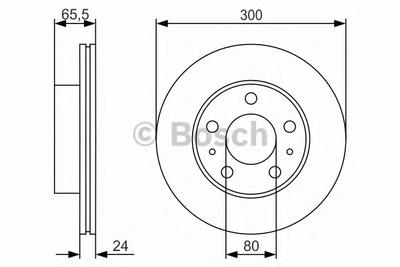 Тормозной диск BOSCH 0986479R86