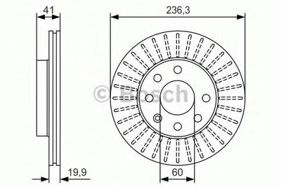 Тормозной диск BOSCH 0986479S98