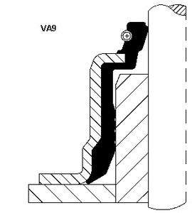 Уплотнительное кольцо, стержень кла CORTECO