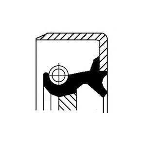 Уплотняющее кольцо, коленчатый вал CORTECO 12011299B