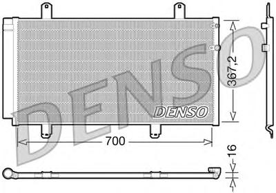 Конденсатор, кондиционер DENSO DCN51004