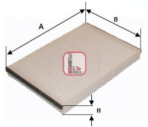 Фильтр, воздух во внутренном пространстве SOFIMA