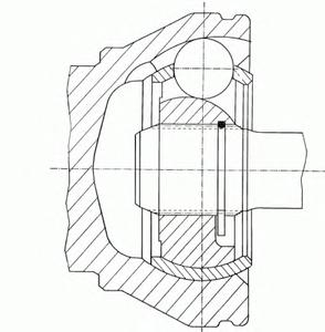 Шарнирный комплект, приводной вал SPIDAN