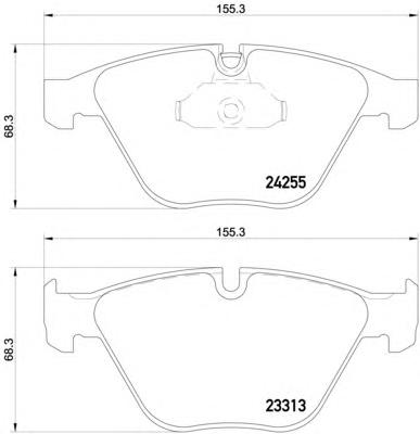Комплект тормозных колодок, дисковый тормоз TEXTAR