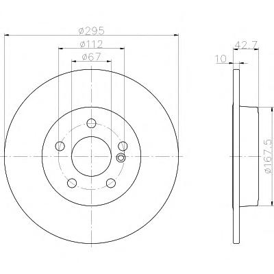 Тормозной диск TEXTAR