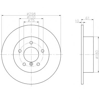 Тормозной диск TEXTAR