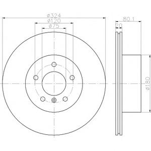 Тормозной диск TEXTAR 92146303