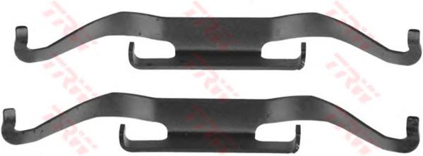 Комплектующие, колодки дискового тормоза TRW