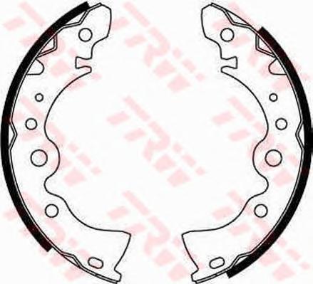 Комплект тормозных колодок TRW