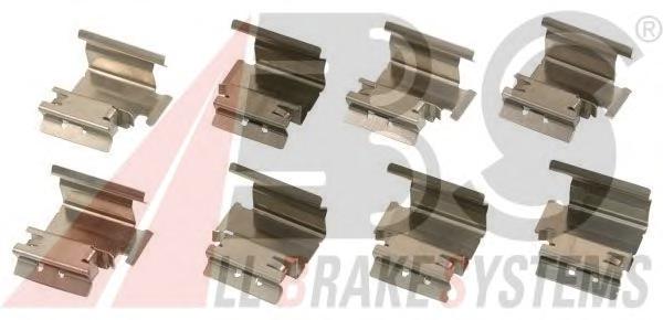 Комплектующие, колодки дискового тормоза A.B.S.