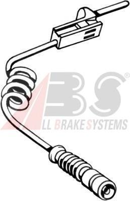Сигнализатор, износ тормозных колодок A.B.S.
