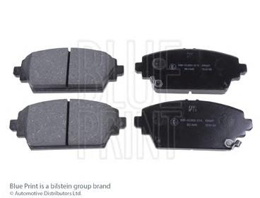 Комплект тормозных колодок, дисковый тормоз BLUE PRINT ADH24256