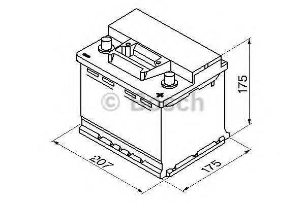 Стартерная аккумуляторная батарея BOSCH