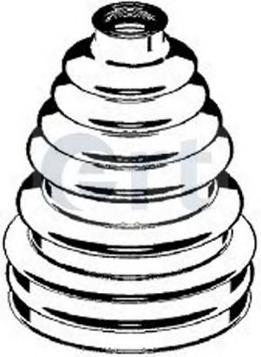 Комплект пылника, приводной вал ERT