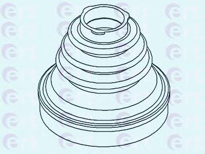 Комплект пылника, приводной вал ERT