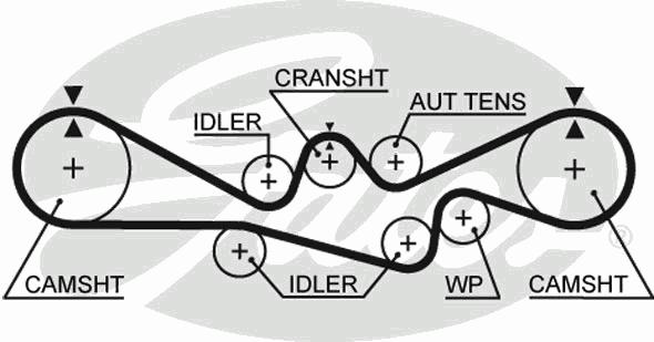 Ремень ГРМ GATES