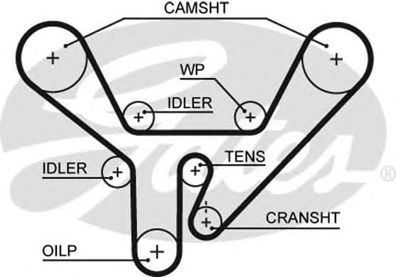 Ремень ГРМ GATES