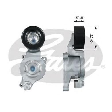 Натяжной ролик, поликлиновой  ремень GATES