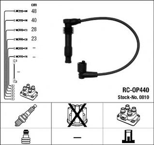 Комплект проводов зажигания NGK RC-OP440