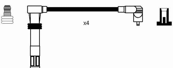 Комплект проводов зажигания NGK