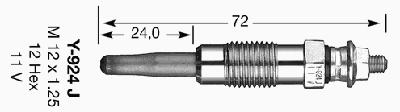 Свеча накаливания NGK Y-924J