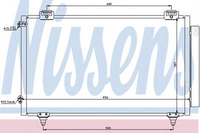 Конденсатор, кондиционер NISSENS 940299