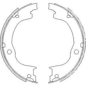 Комплект тормозных колодок, стояночная тормозная система REMSA 4749.00