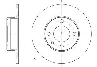 Тормозной диск REMSA 6030.00