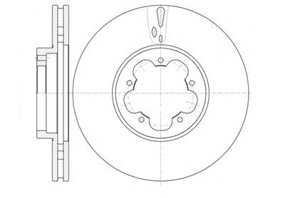 Тормозной диск REMSA 61022.10