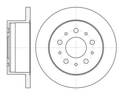 Тормозной диск REMSA 61055.00