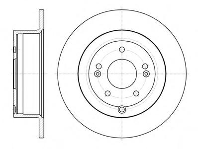 Тормозной диск REMSA 61106.00