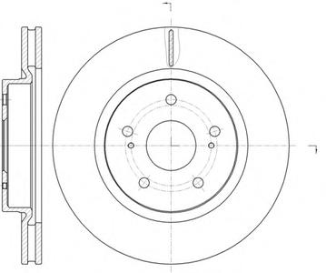 Тормозной диск REMSA 61212.10