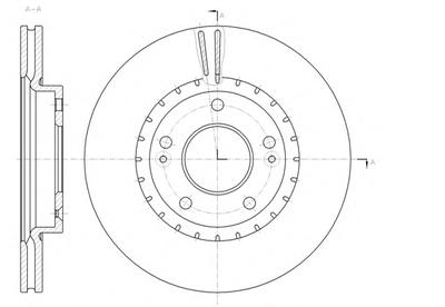 Тормозной диск REMSA 61434.10