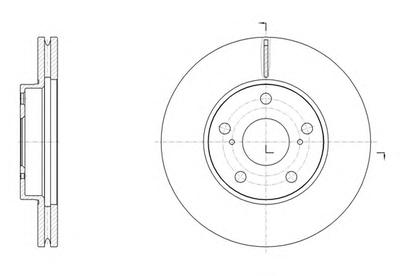Тормозной диск REMSA 61539.10