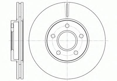 Тормозной диск REMSA 6662.10