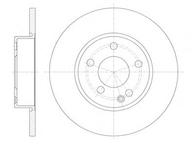 Тормозной диск REMSA 6674.00