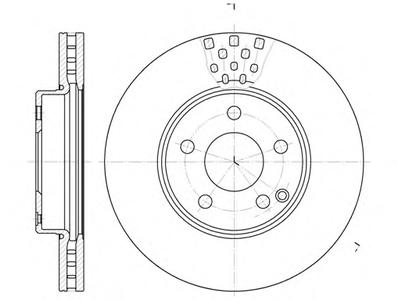 Тормозной диск REMSA 6676.10