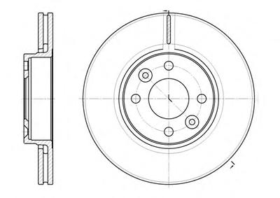 Тормозной диск REMSA 6683.10