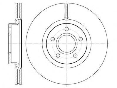 Тормозной диск REMSA 6711.10
